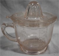 Pink Glass Juicer 5.5x6