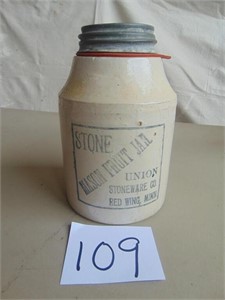 Union Stone Ware Co., Stone Ware Fruit Jar