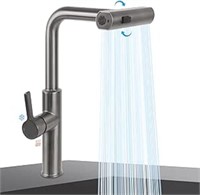 Tacsal 3 in 1 360° Waterfall Kitchen Faucet with P