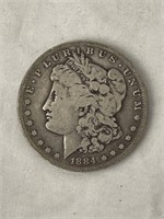 1884 Morgan Dollar