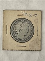 1912-O Barber Half Dollar