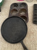 Cast Iron Pan and Muffin Pan