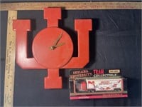 Iu Clock And Match Box Hoosier Truck Toy