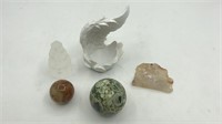 Assorted Crystals & Paperweights