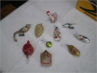 Christmas Ornaments, Antique Birds, Others