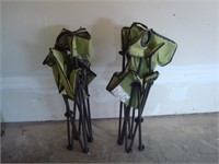 Two Camping Chairs - Green
