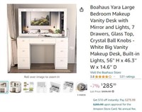 G1061 Boahaus Yara Large Makeup Vanity Desk