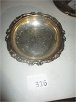 Silverplate Bowl 12" round
