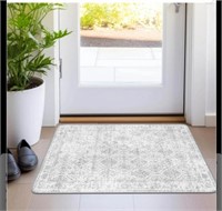 KUETH 2x3 Area Rugs  Washable Non-Shed Mat  Vintag