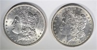 1889 & 1890 CHOICE BU MORGAN DOLLARS
