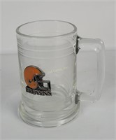 Nfl Browns Glass Beer Mug