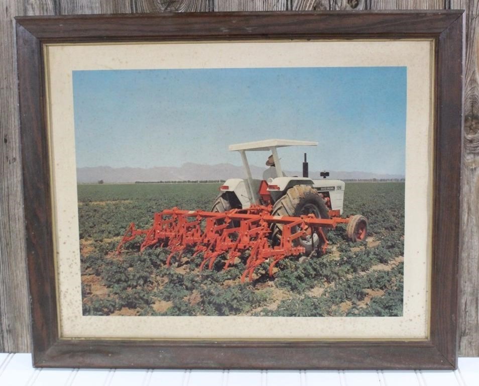 Framed Case 1210 Tractor Photo