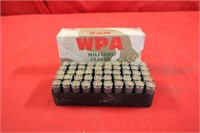 Ammo 9mm 50 Rounds Wolf Military Classic