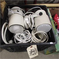 BOX OF ADJ. SPOT LIGHTS