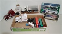 Lot Of Transport Trucks & Trailers