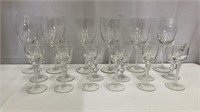 18 Assorted Stemware