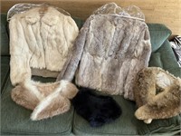 Vintage fur coats & collars