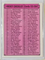 1974-75 OPC Hockey Checklist