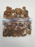 Bag of Approx. 250 Wheat Pennies