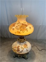 Vintage gone with the wind hurricane lamp.