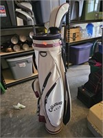 Calloway golf bag and clubs set