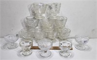 Assortment of Dessert Glasses