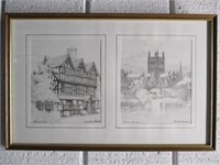 Unknown, "The Old House" & "Cathedral", Print