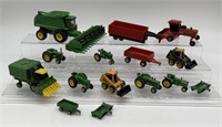 15 John Deere, Case, New Holland Toys, other