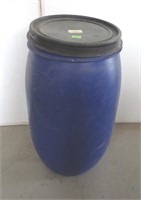 Plastic storage barrel 33"x19"
