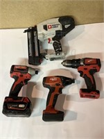 BATTERY OPERATED POWER TOOL LOT - AS IS