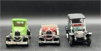 3 Vintage National Motor Museum Car Toys