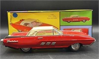 Vintage 1963 Ford Thunderbird Red Friction Car