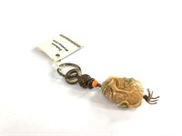 Beautiful key ring from Hawaii made from hand carv