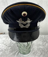 West German Officers Peak Cap