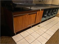 14' service counter with sink and laminate top