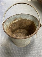 Galvanized Bucket 11" rusted