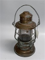 Vintage Brass Lantern 12” Tall