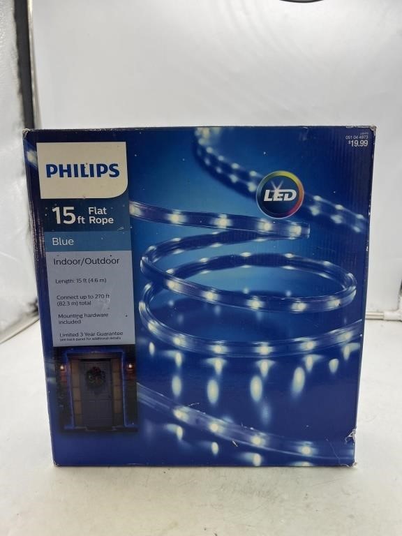 philips 15ft blue lights