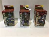 2007 (3) Dreamblades Booster Pack Boxes
