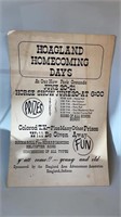 Hoagland Homecoming Days flyer