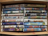 LOT OF 41 VHS DISNEY MOVIES