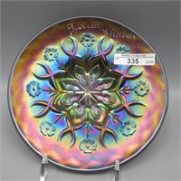 Dugan purple Wishbone & Spades 6.5" plate,
