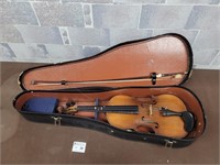 Violin with hard case