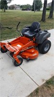 Husqvarna MZ5225 zero turn mower, 52 in deck 25hp