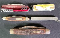 Old Timer, Craftsman & More Pocket Knives (5)