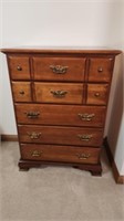 Kenlea Crafts Cherry Highboy Dresser.