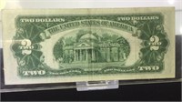 1928 $2 DOLLAR BILL
