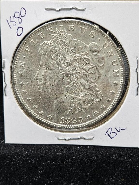 1880 O MORGAN DOLLAR - 90% SILVER