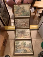 CURRIER AND IVES SEASONS PRINTS