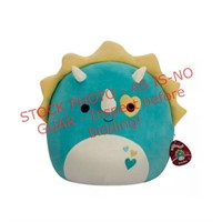 Squishmallows Braedon the Teal Triceratops with